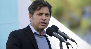 Kicillof  encabeza actos con dirigentes en Gessel